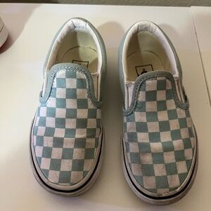Kids Vans Checkered Slip-On Shoes Size 11